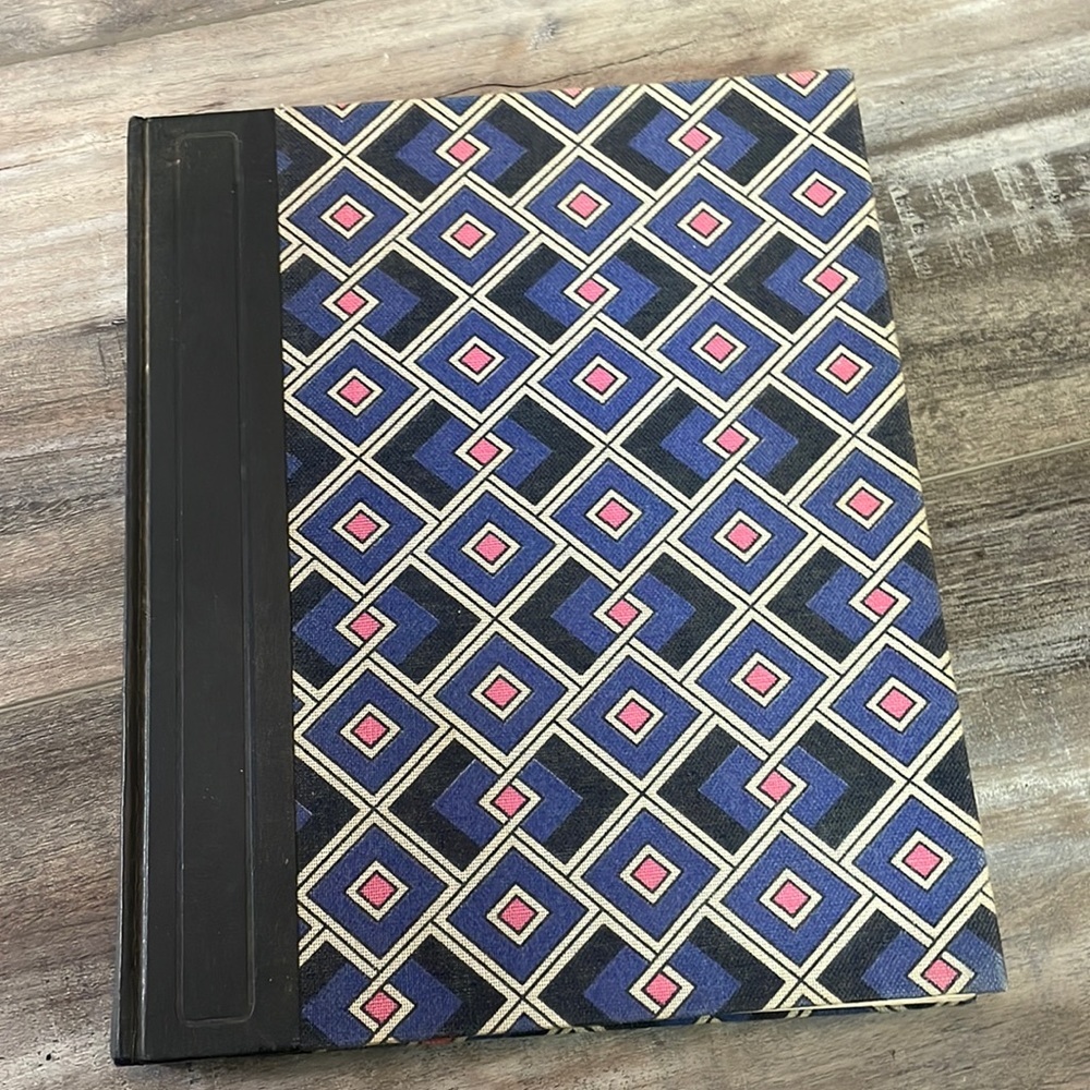 Diamond Fabric vintage coffee table book